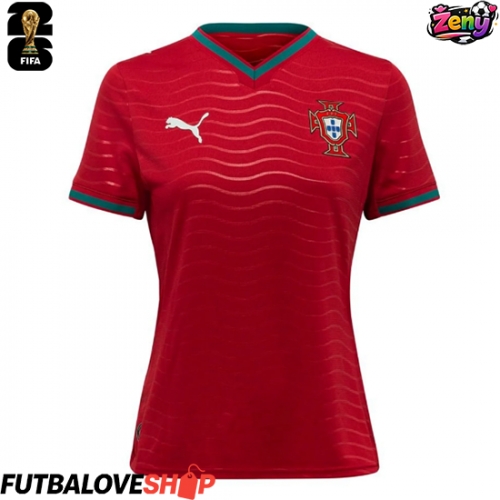 Dres Portugalsko Domáci pre Ženy MS 2026 Krátky Rukáv